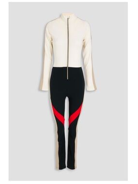 NWT INUIKII X WE NORWEGIANS Wool-blend piqué jumpsuit SZ M